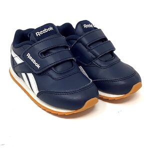 Blue Reebok, baby boy shoes with Velcro strap size 6